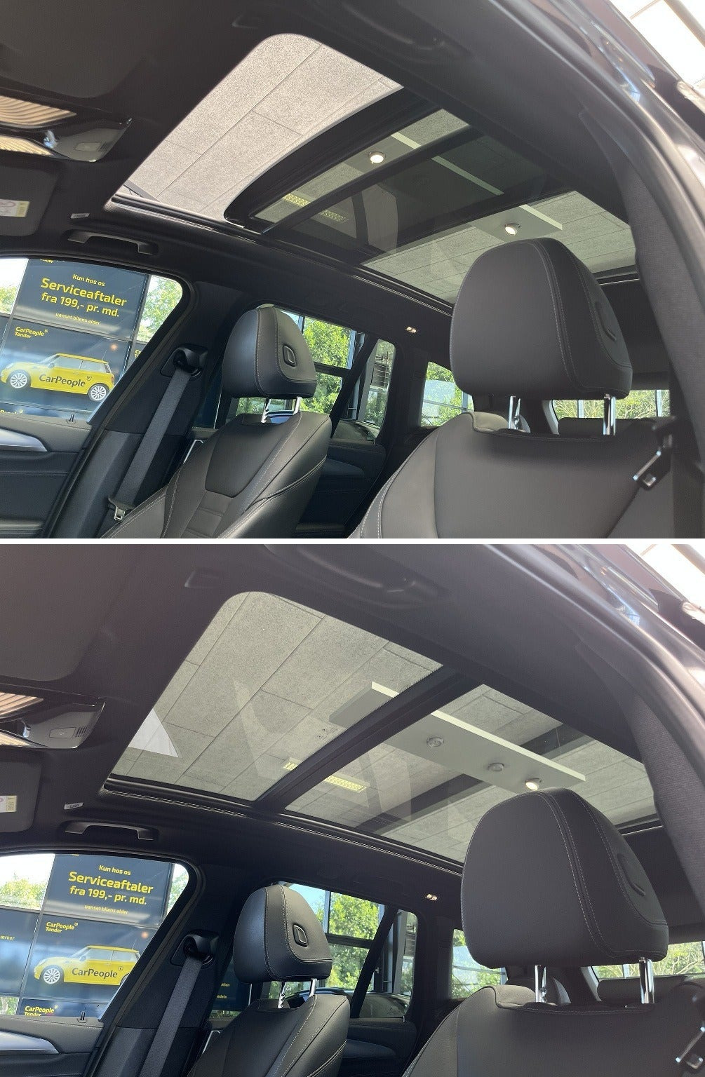 Grå BMW iX3 fra 2021
