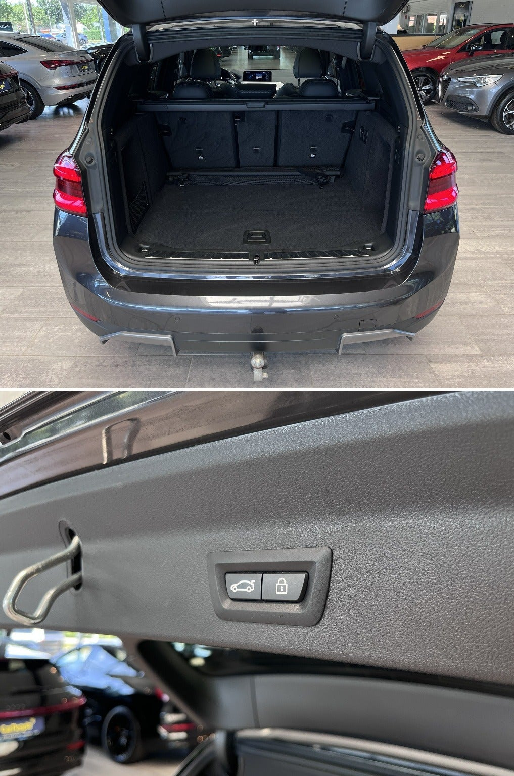 Grå BMW iX3 fra 2021
