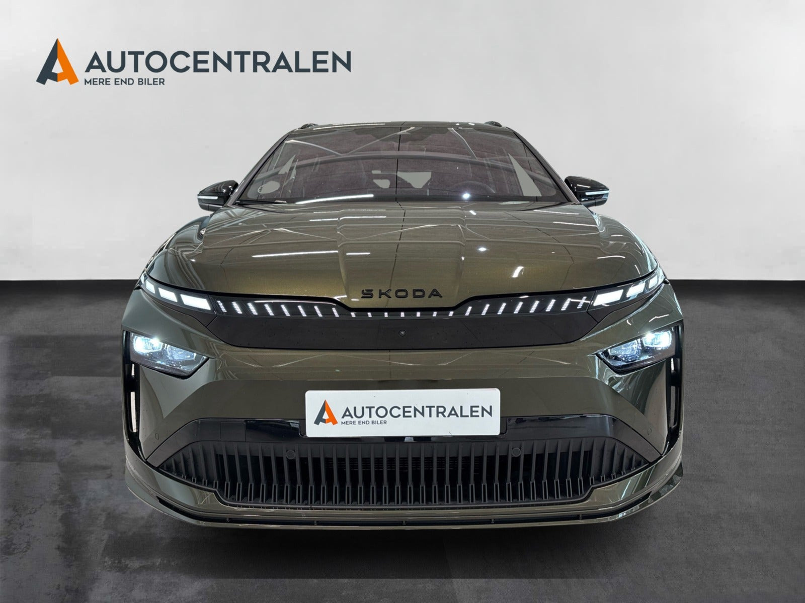 Grøn Skoda Enyaq fra 2026