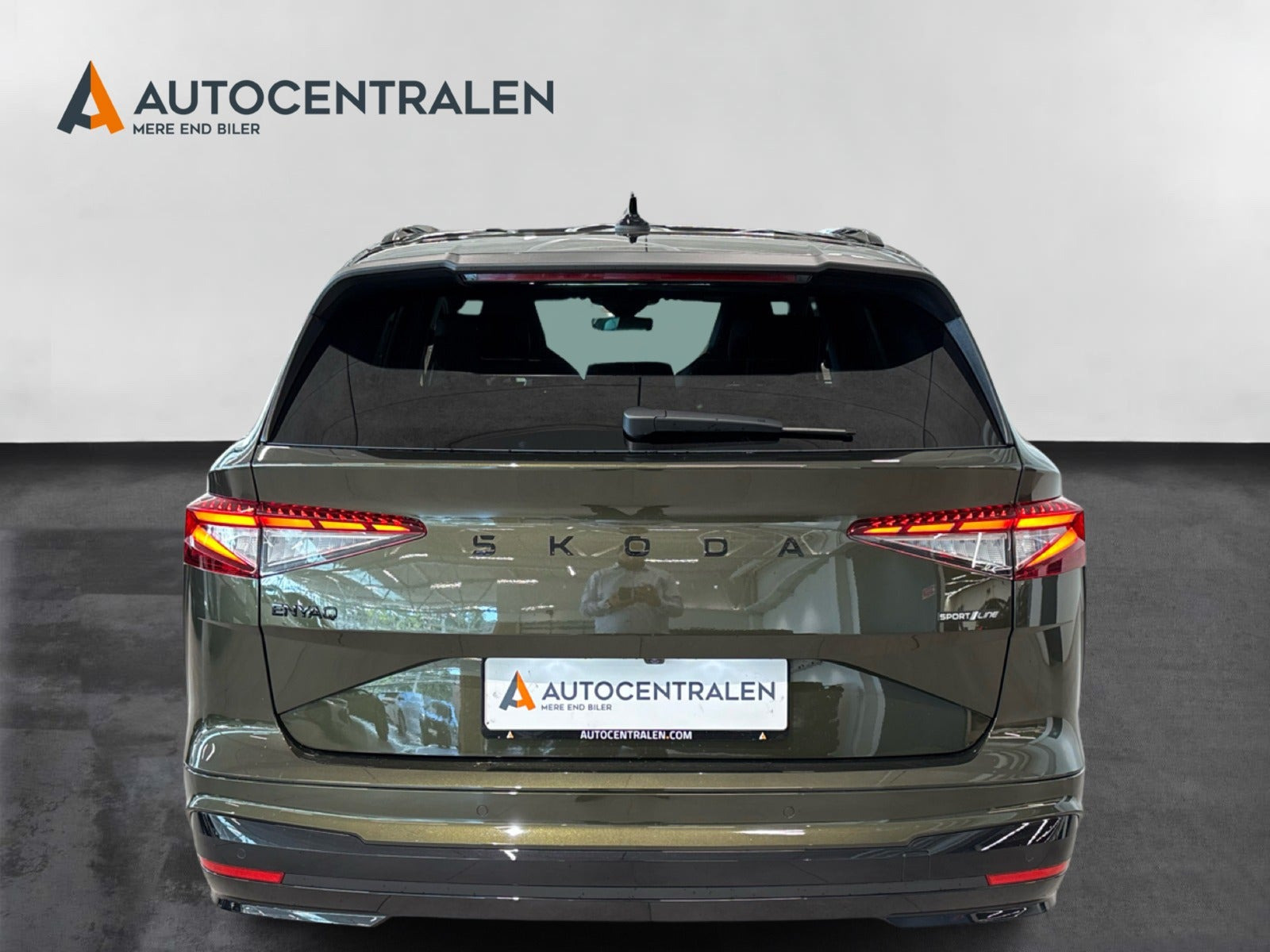 Grøn Skoda Enyaq fra 2026
