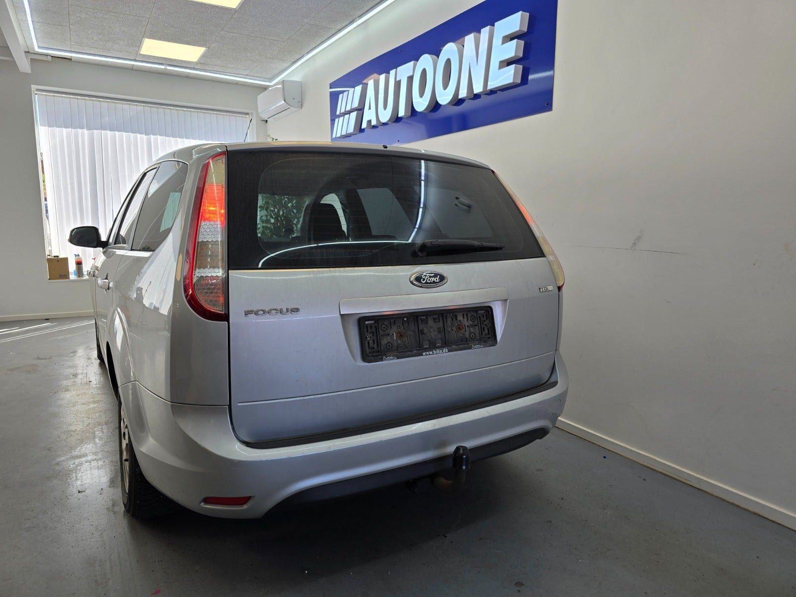 Sølv Ford Focus fra 2010