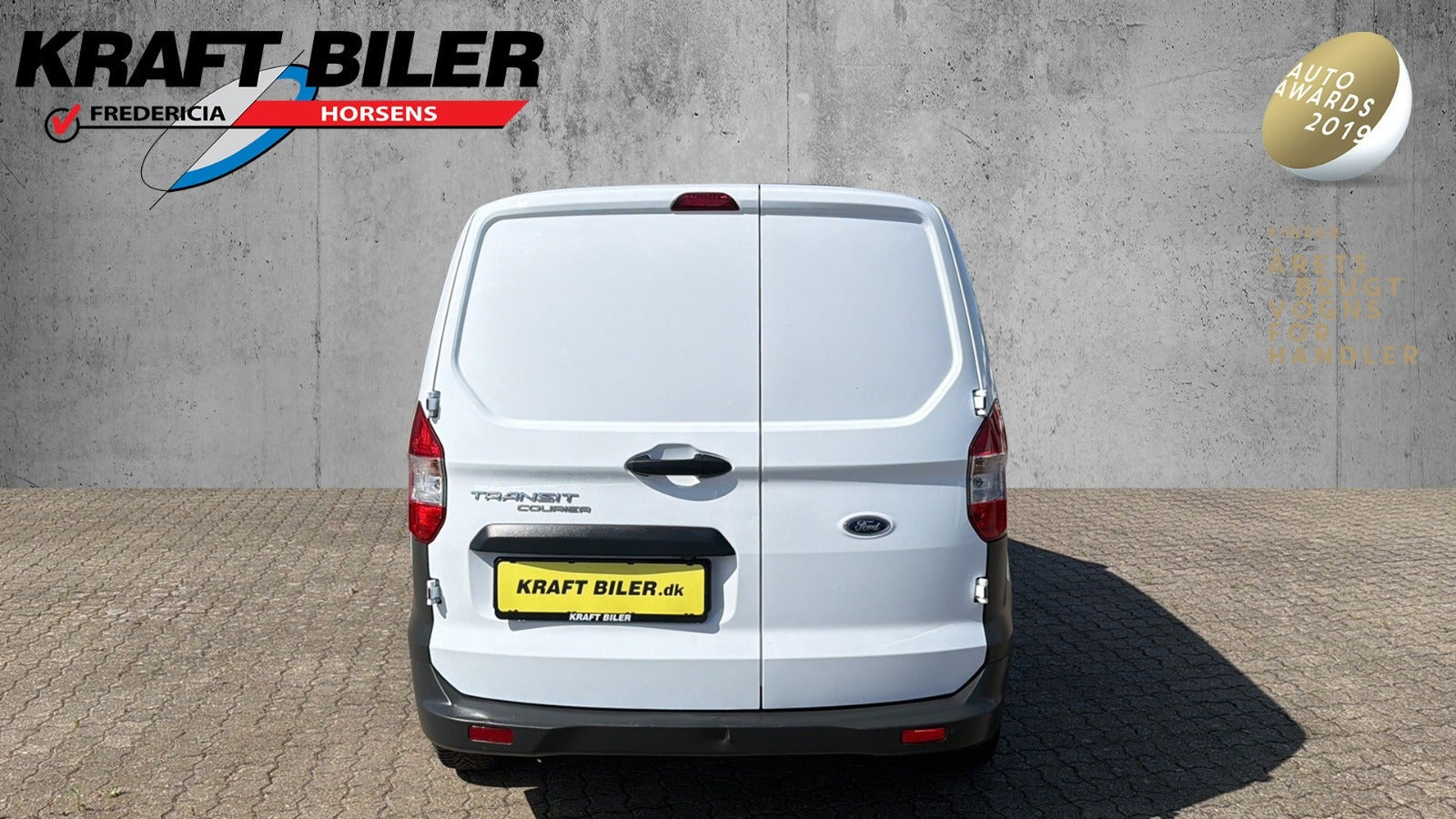 Hvid Ford Transit Courier fra 2023