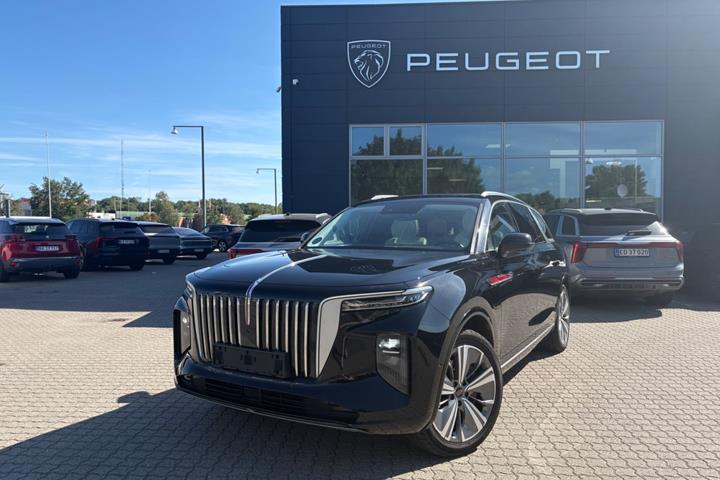 Rød Hongqi E-HS9 fra 2023