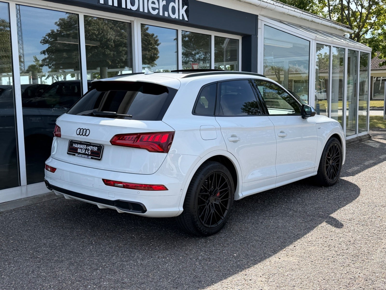 Hvid Audi SQ5 fra 2018
