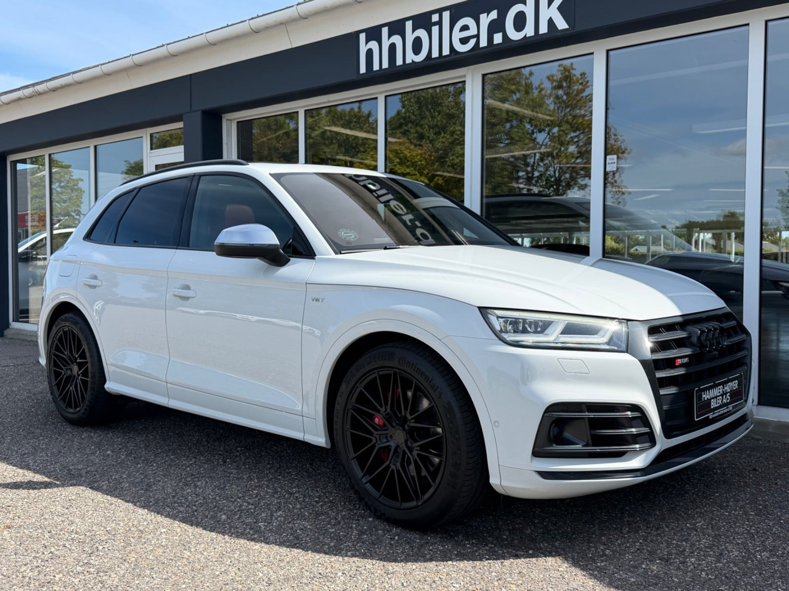 Hvid Audi SQ5 fra 2018