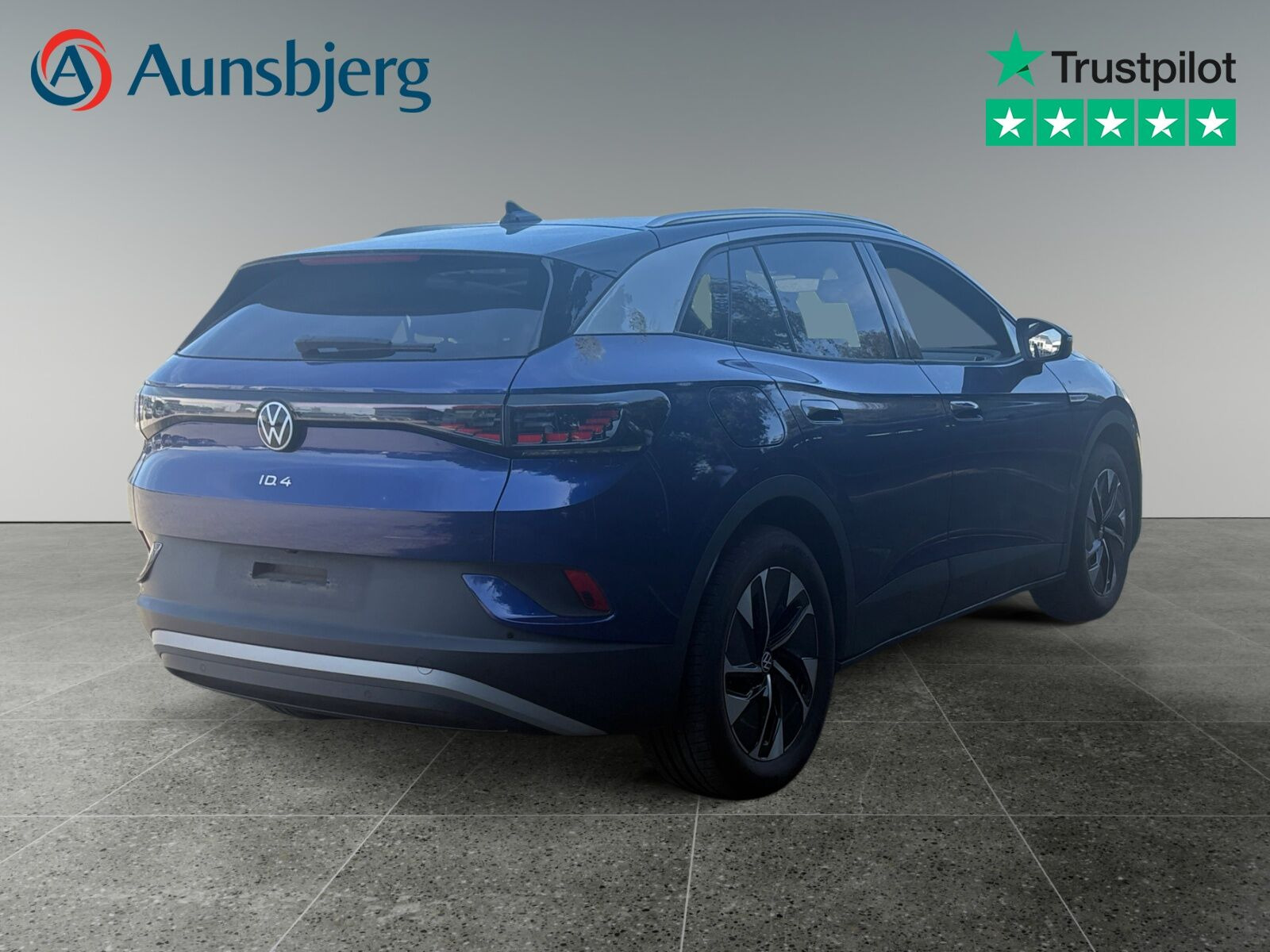 Blå VW ID.4 fra 2023