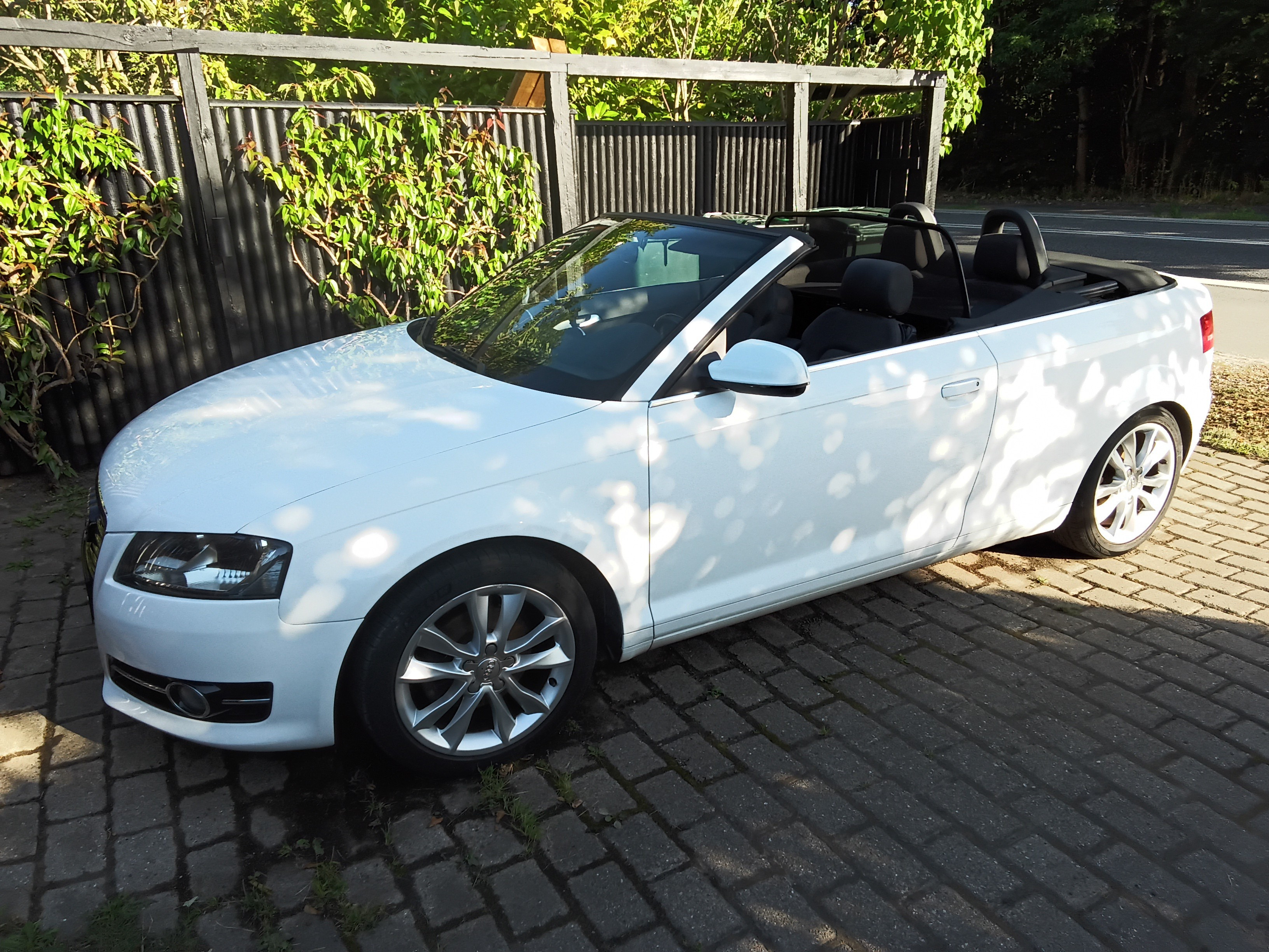 Hvid Audi A3 Cabriolet fra 2013