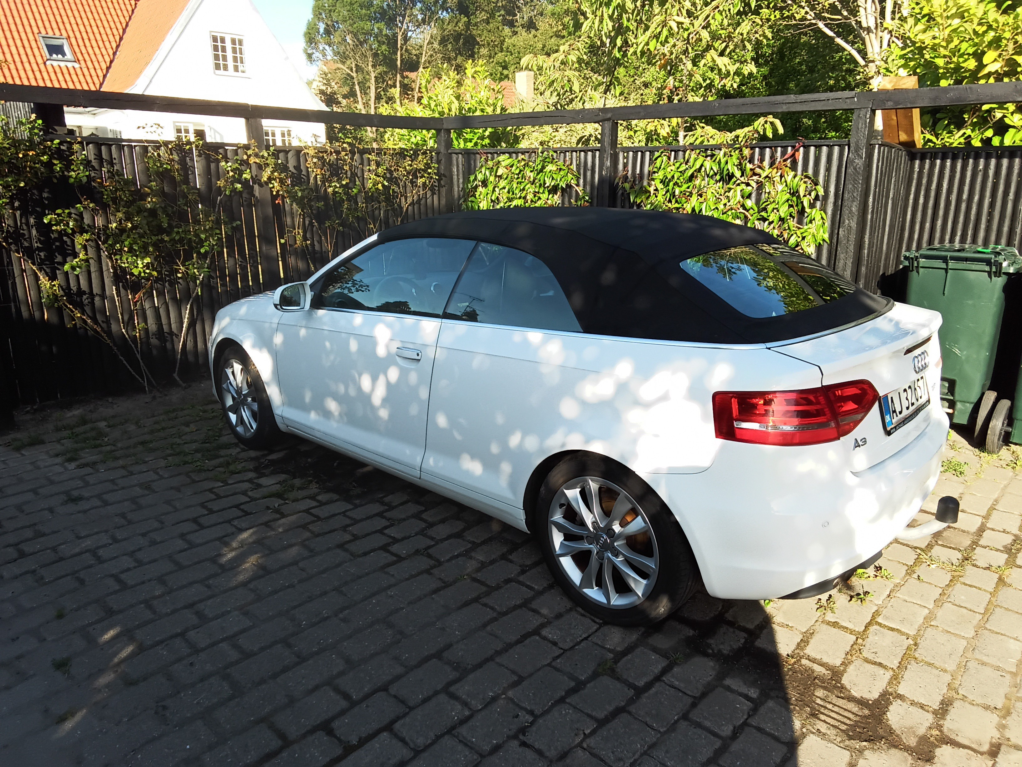 Hvid Audi A3 Cabriolet fra 2013