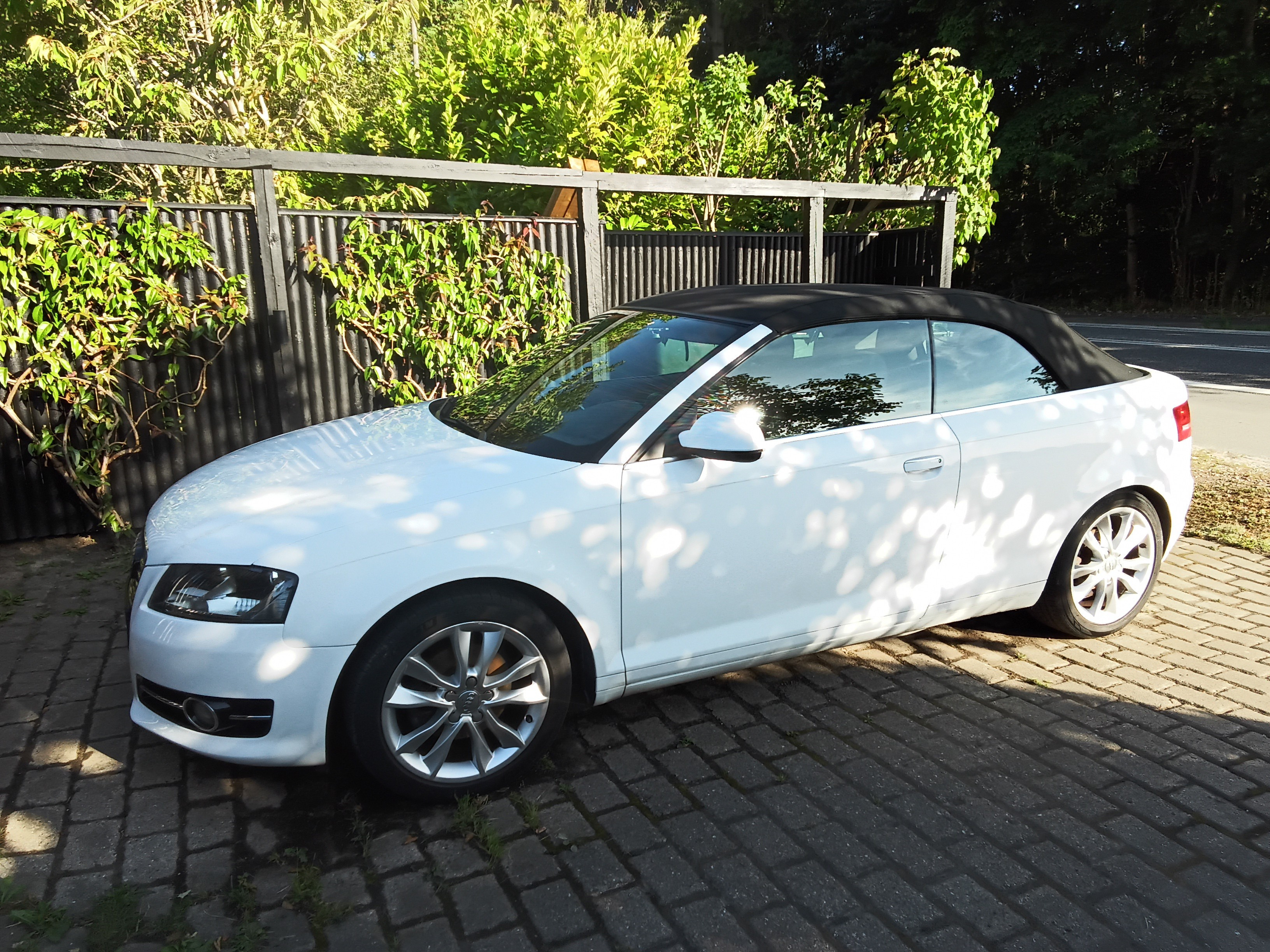 Hvid Audi A3 Cabriolet fra 2013