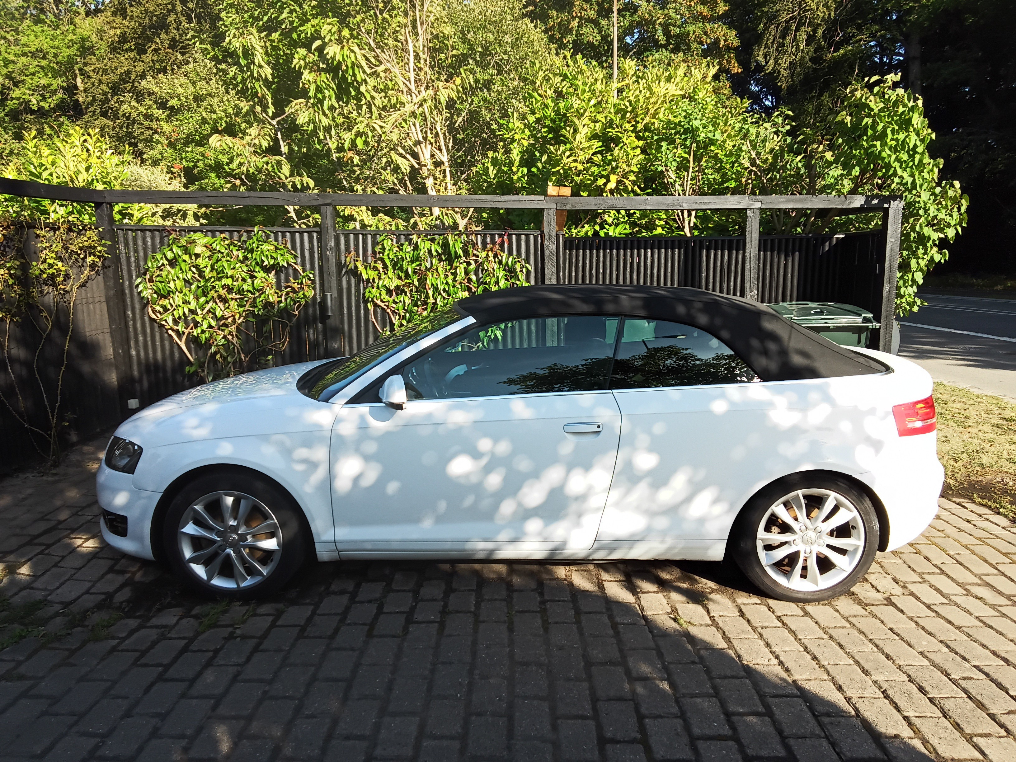 Hvid Audi A3 Cabriolet fra 2013
