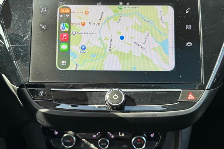 Blå Opel Corsa fra 2020