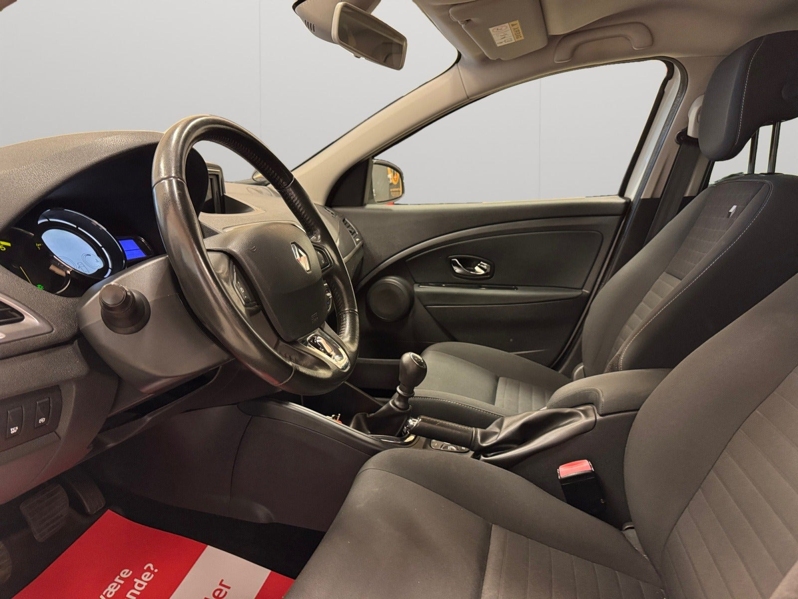 Hvid Renault Megane III fra 2015