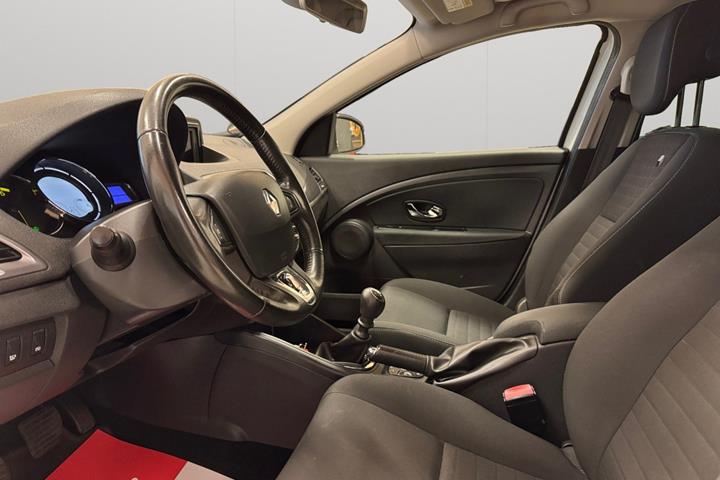 Hvid Renault Megane III fra 2015