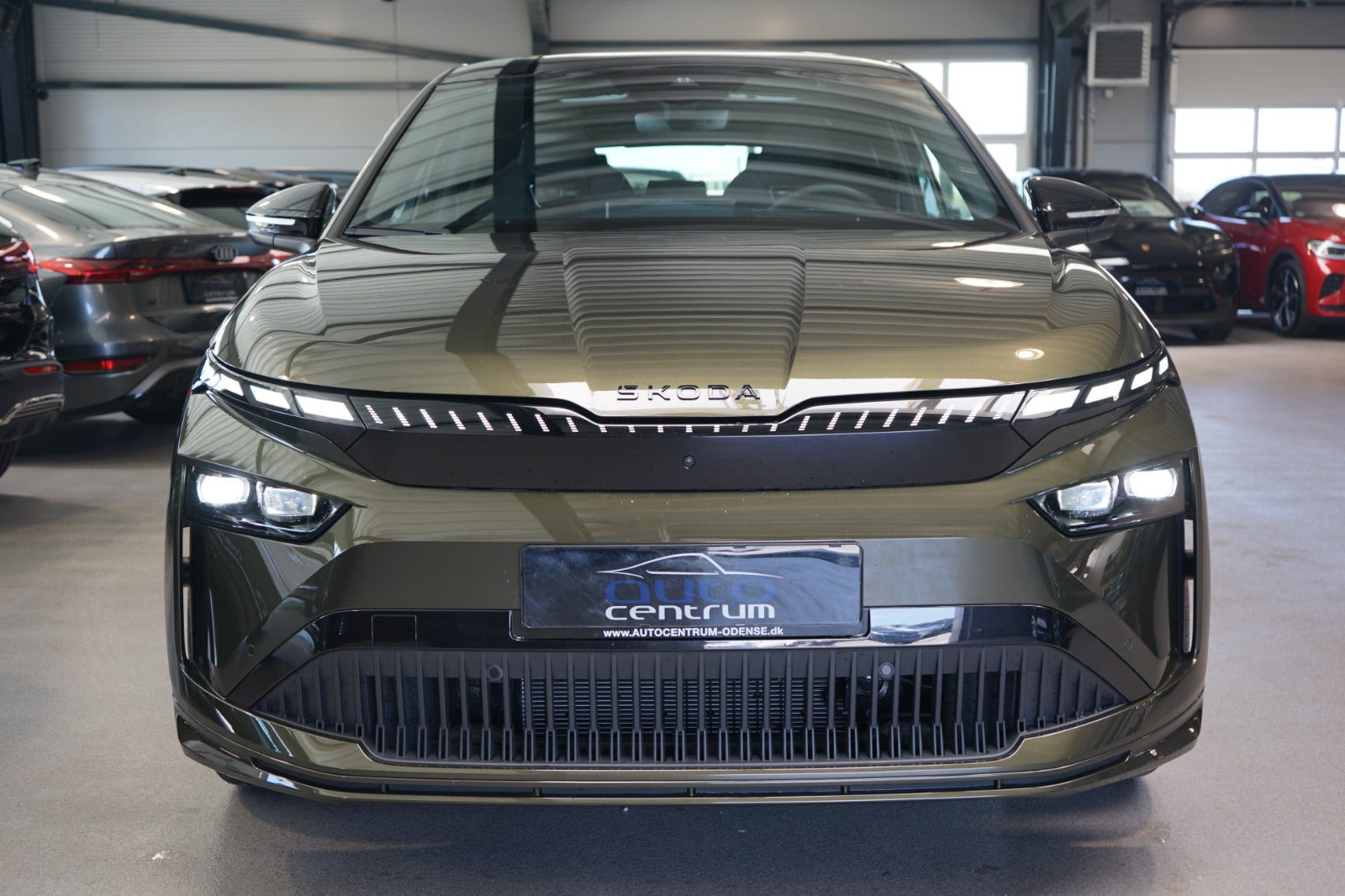 Grøn Skoda Enyaq fra 2026