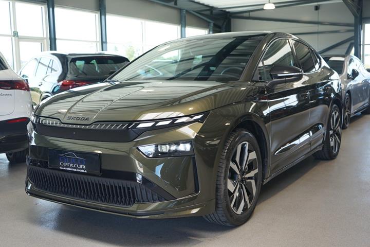 Grøn Skoda Enyaq fra 2026