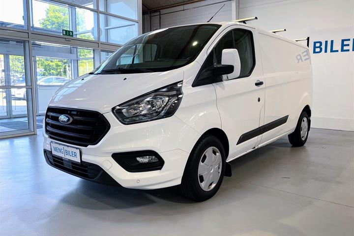 Hvid Ford Transit Custom fra 2022