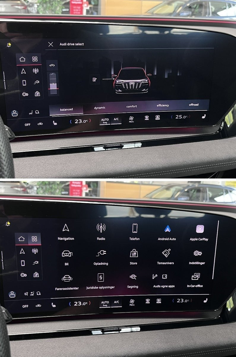 Sort Audi SQ6 e-tron fra 2025