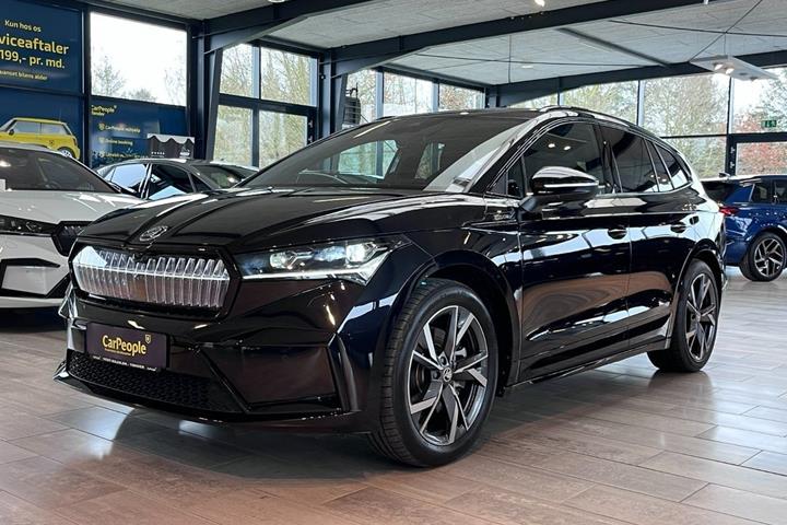 Sort Skoda Enyaq fra 2024