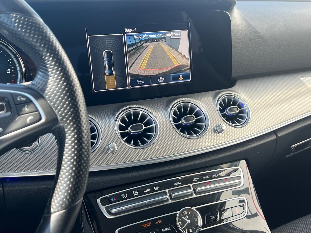 Sort Mercedes E220 d fra 2017