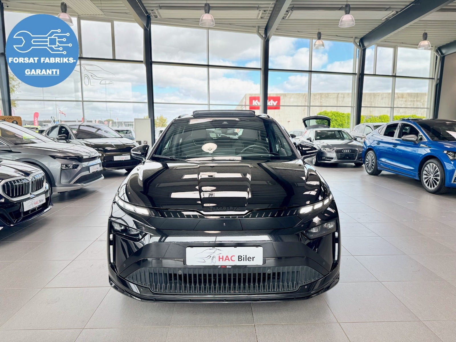 Sort Skoda Enyaq fra 2026