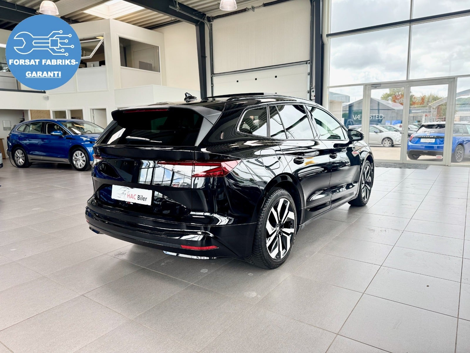 Sort Skoda Enyaq fra 2026