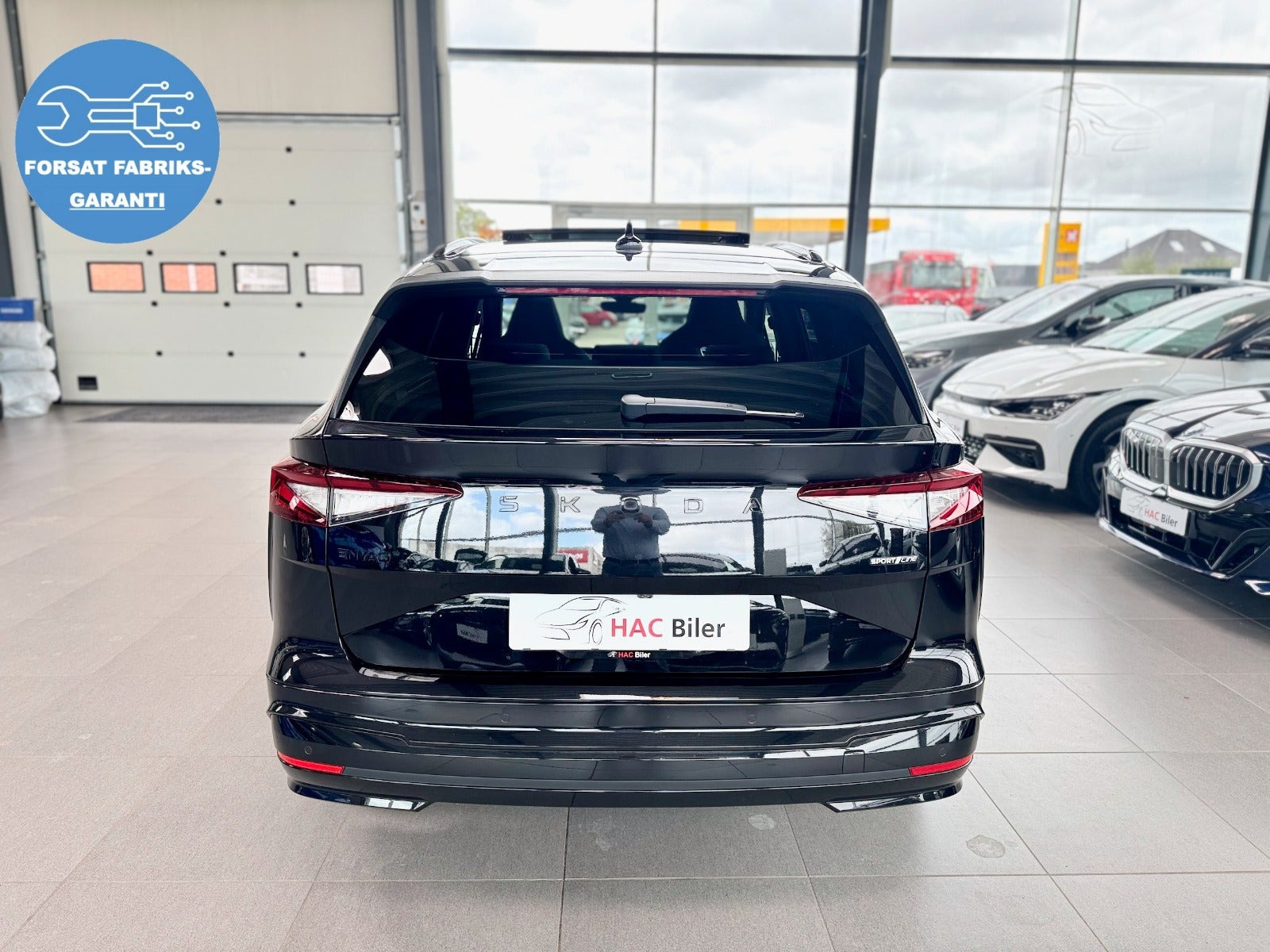 Sort Skoda Enyaq fra 2026