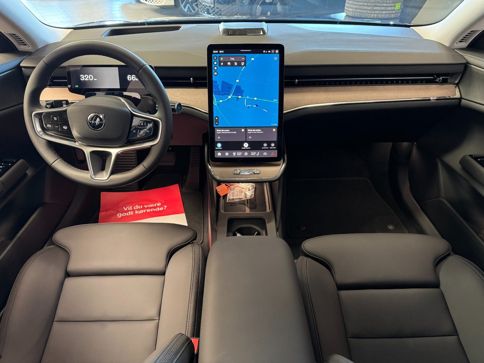 Blå Volvo ES90 fra 2026