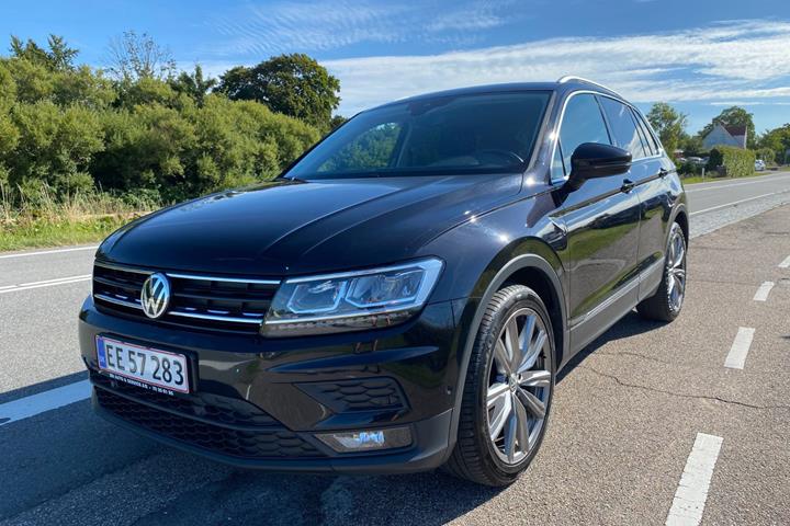 Sort VW Tiguan fra 2019