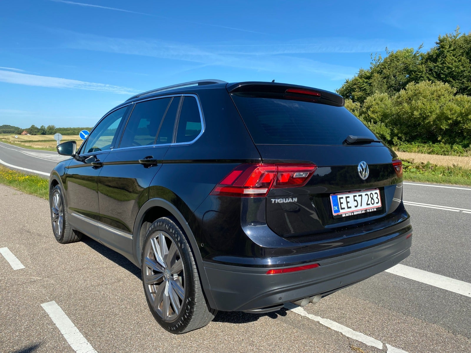 Sort VW Tiguan fra 2019