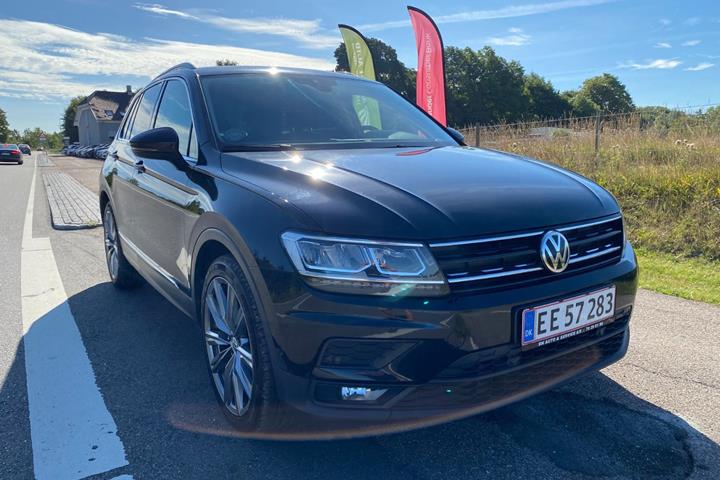 Sort VW Tiguan fra 2019