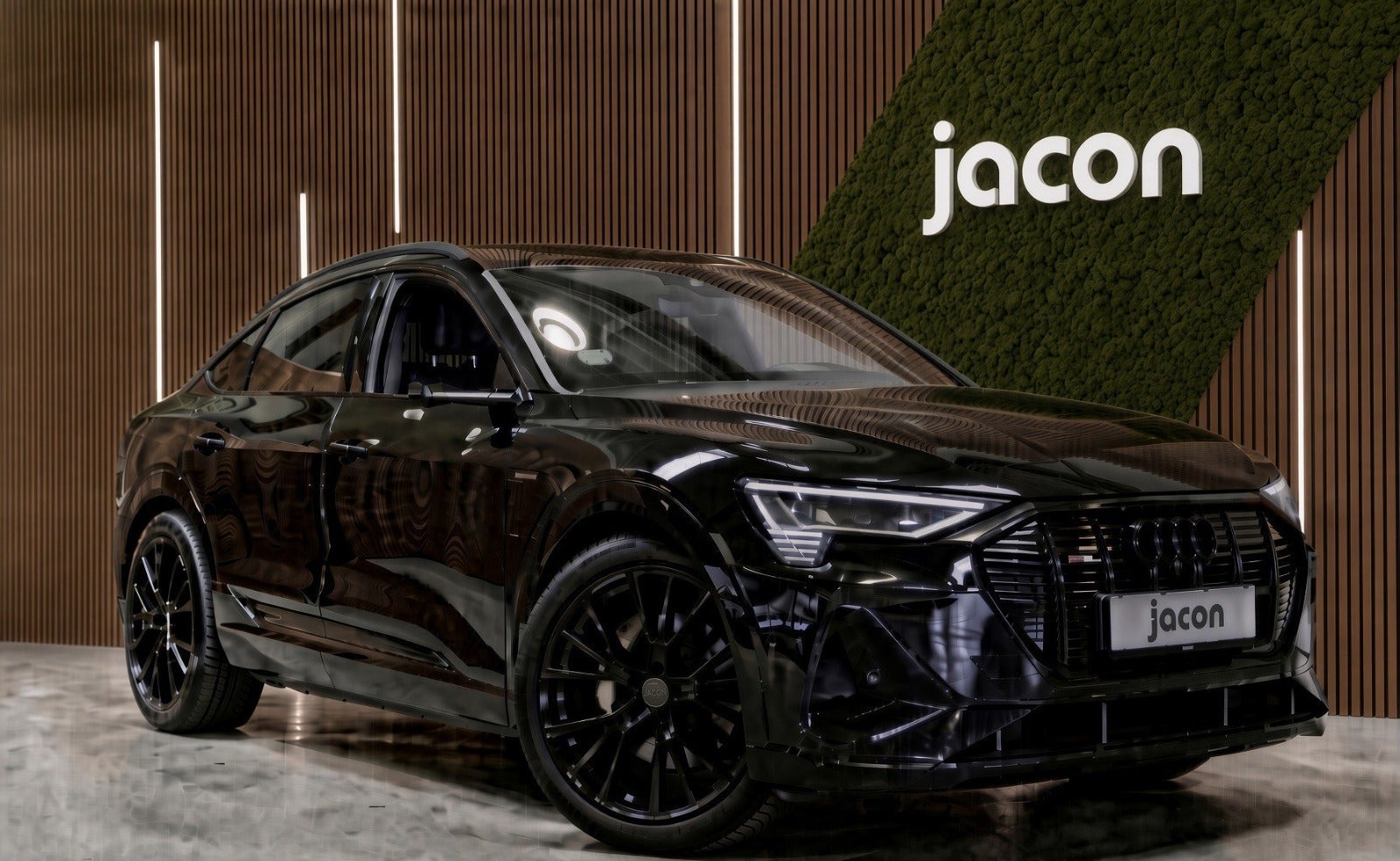Sort Audi e-tron fra 2021
