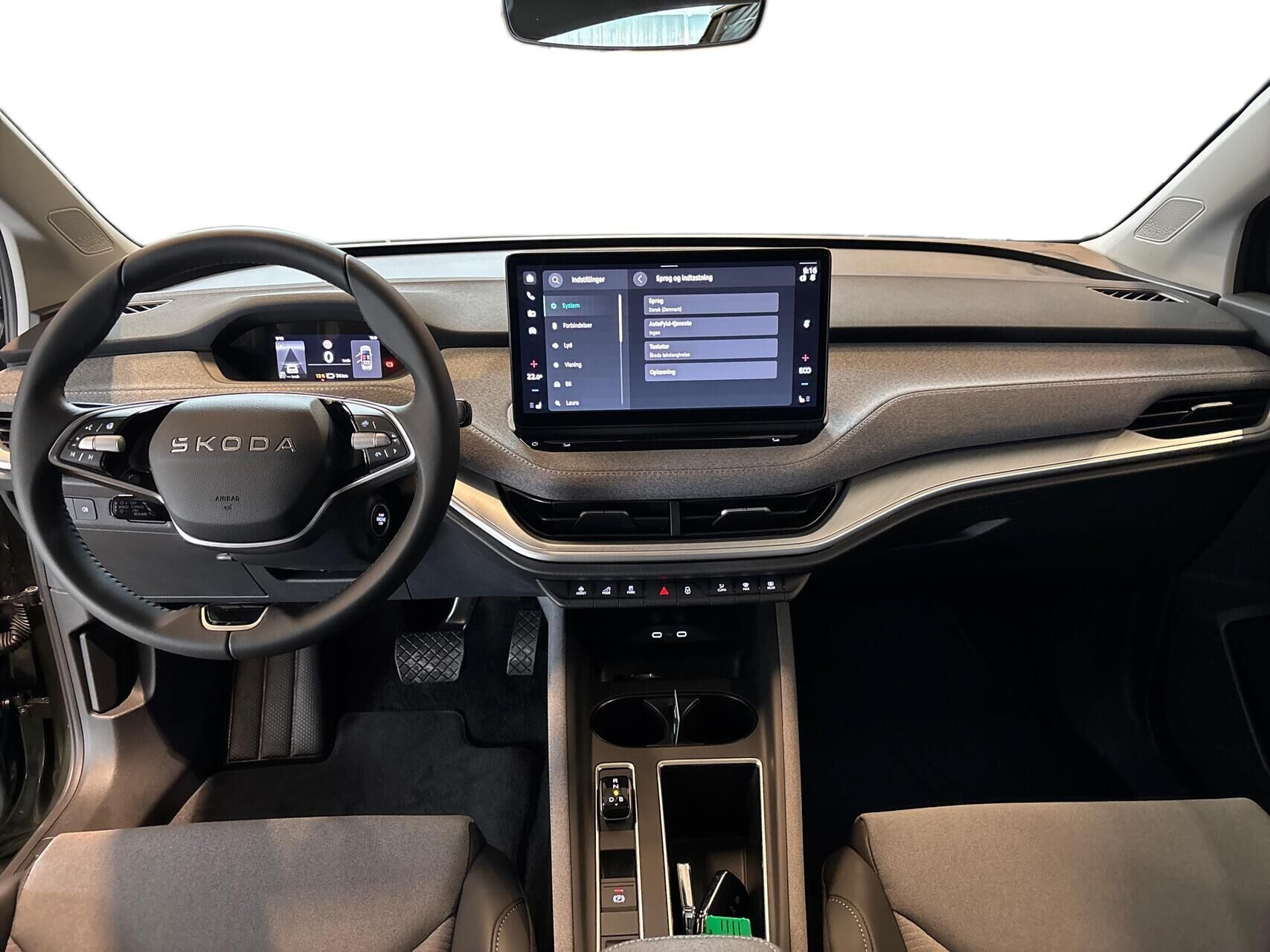Grøn Skoda Enyaq fra 2026