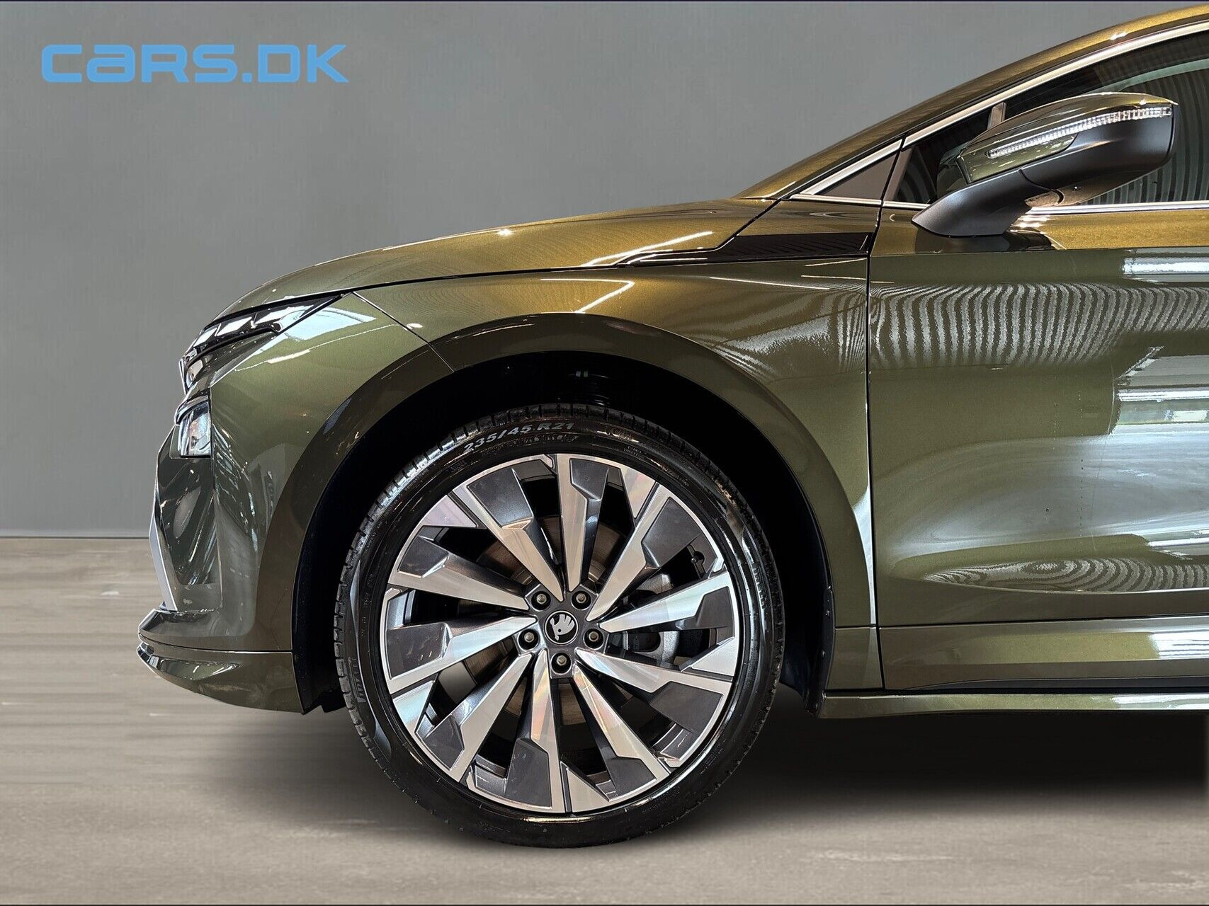 Grøn Skoda Enyaq fra 2026