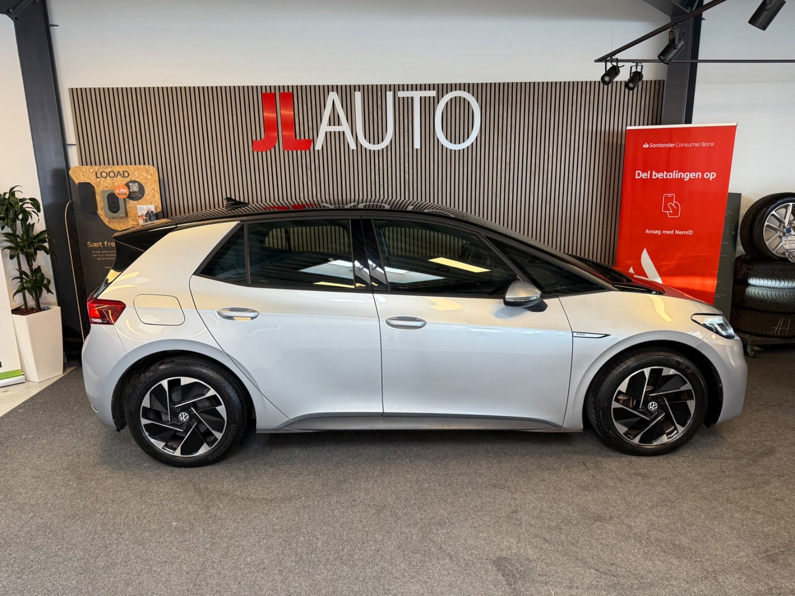 Sølv VW ID.3 fra 2021