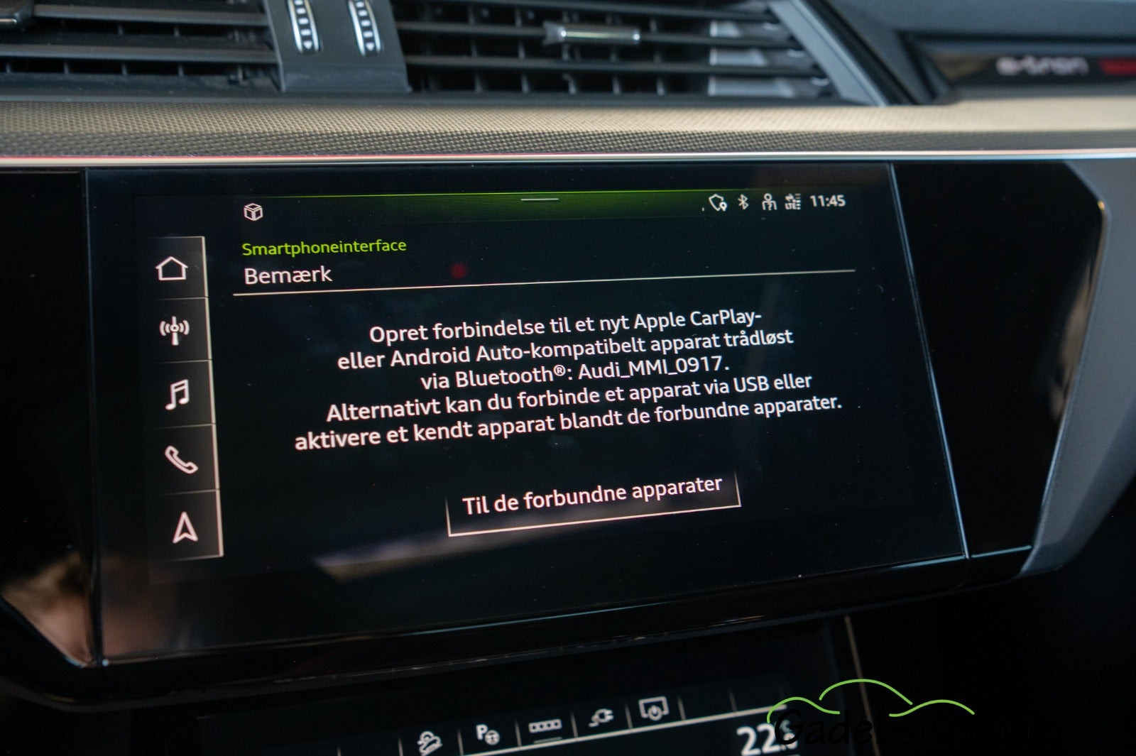 Sort Audi Q8 e-tron fra 2024