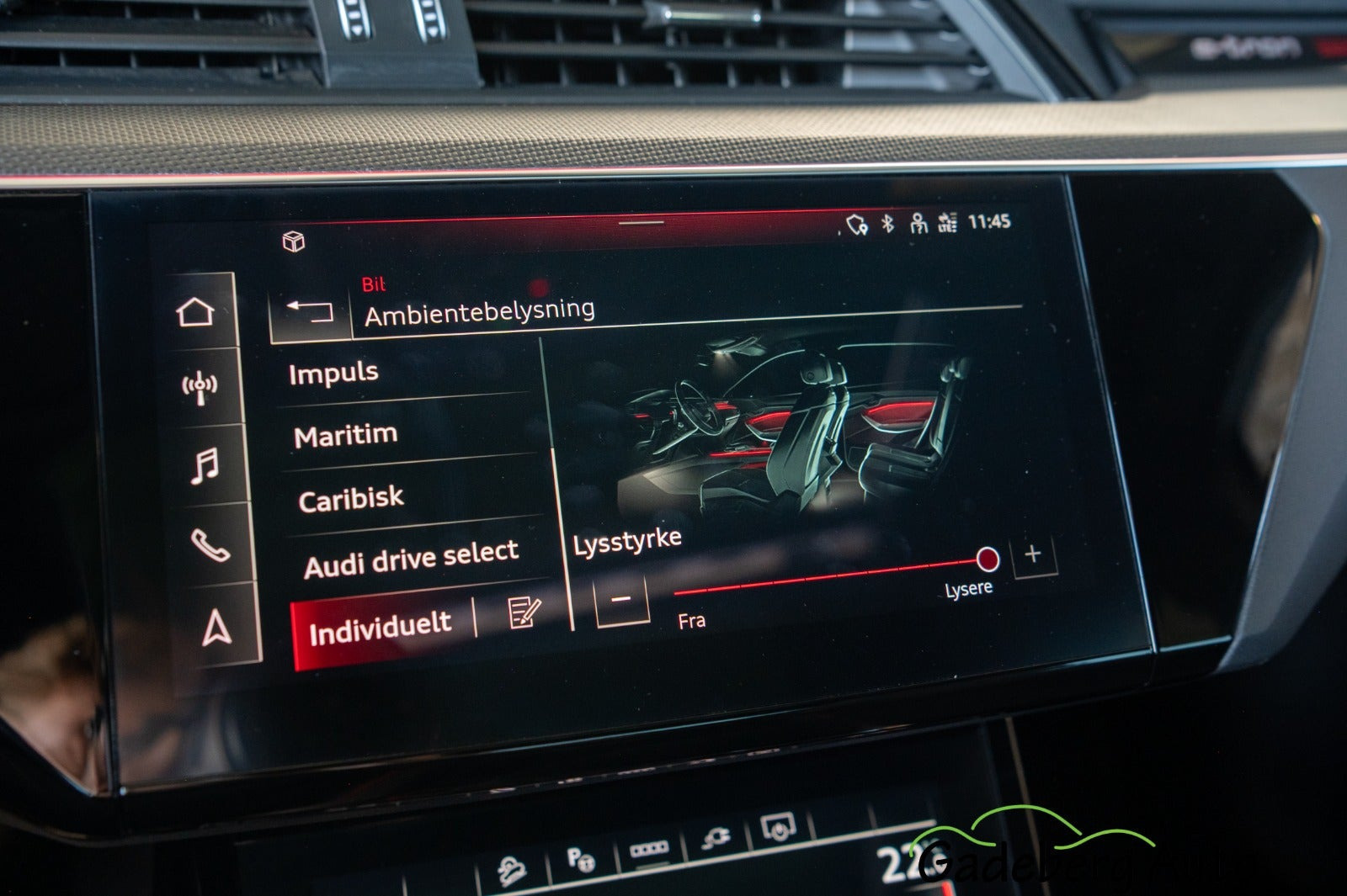 Sort Audi Q8 e-tron fra 2024