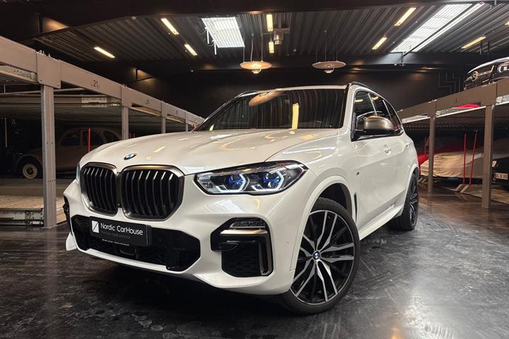 Hvid BMW X5 fra 2019