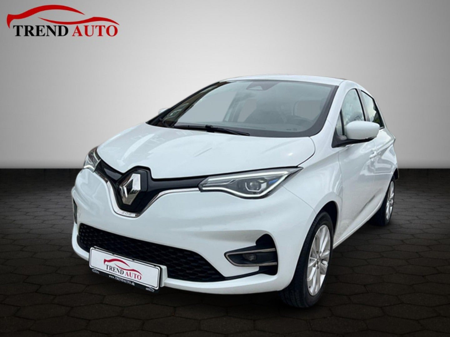 Hvid Renault Zoe fra 2020