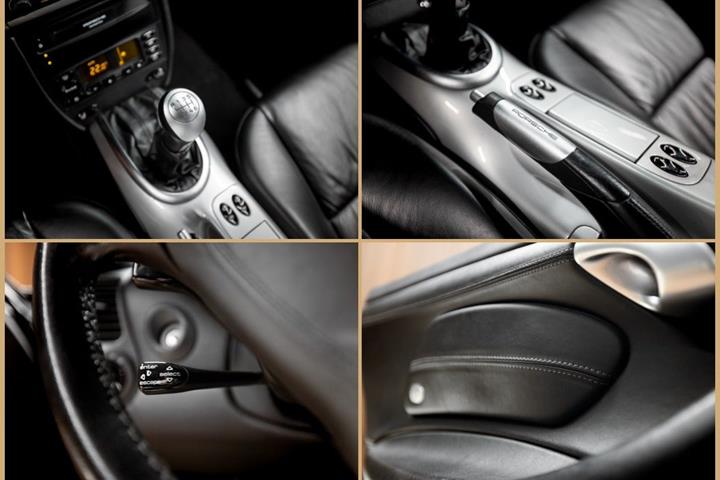 Sort Porsche 911 Turbo fra 2001