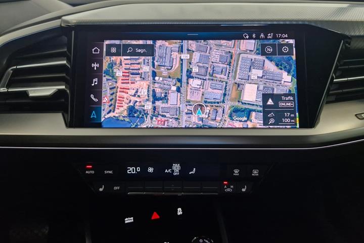 Grå Audi Q4 e-tron fra 2022