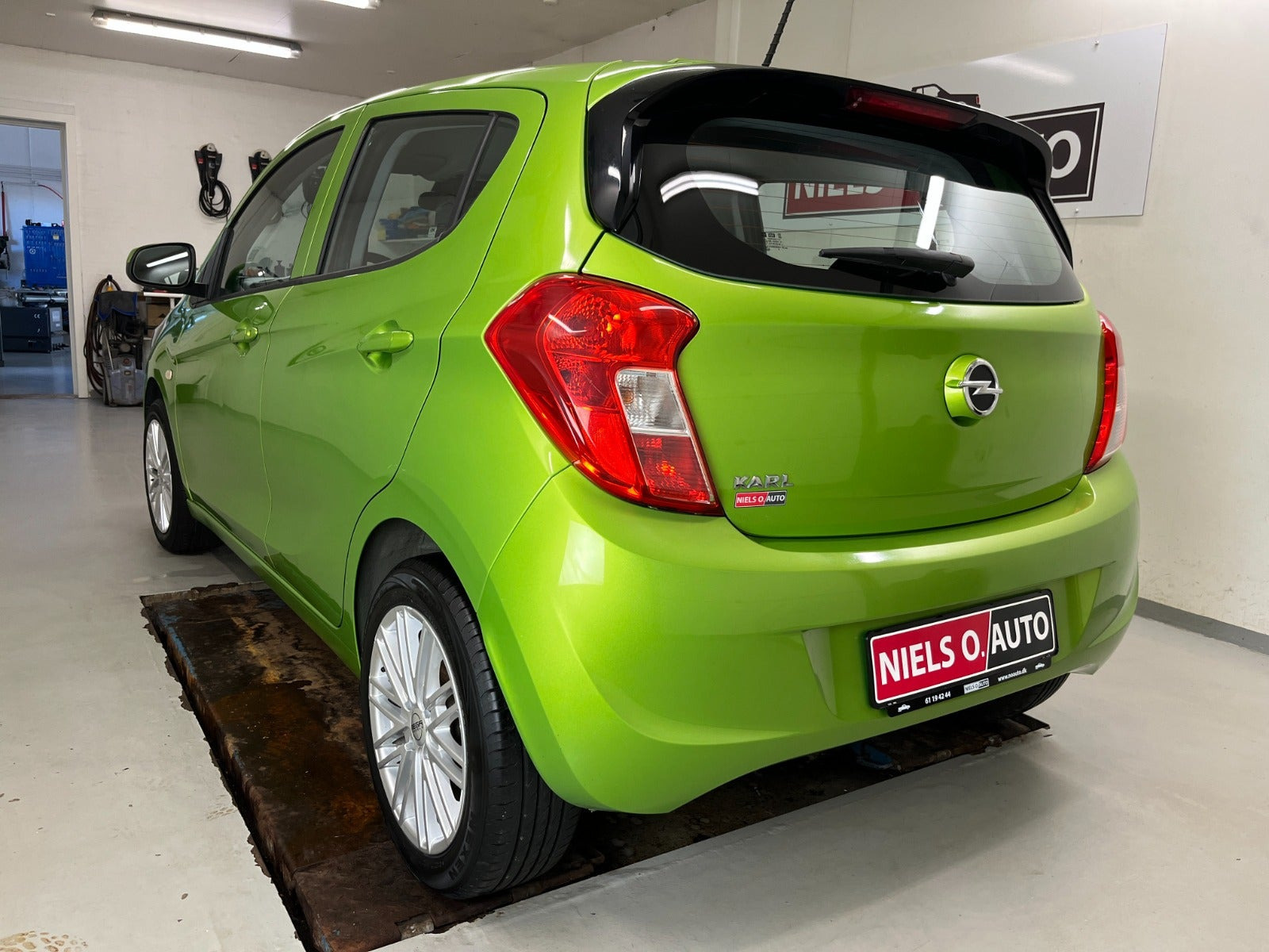Grøn Opel Karl fra 2016