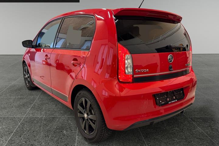 Rød Skoda Citigo fra 2014