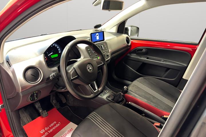 Rød Skoda Citigo fra 2014