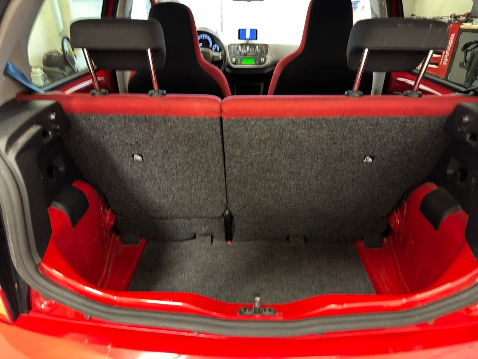 Rød Skoda Citigo fra 2014