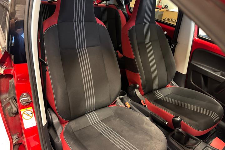 Rød Skoda Citigo fra 2014