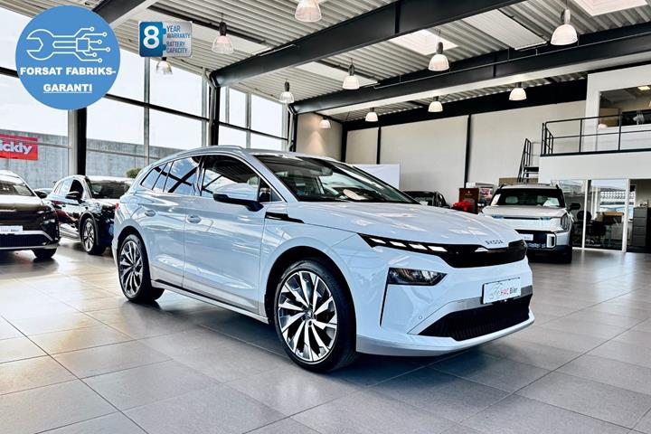 Hvid Skoda Enyaq fra 2026