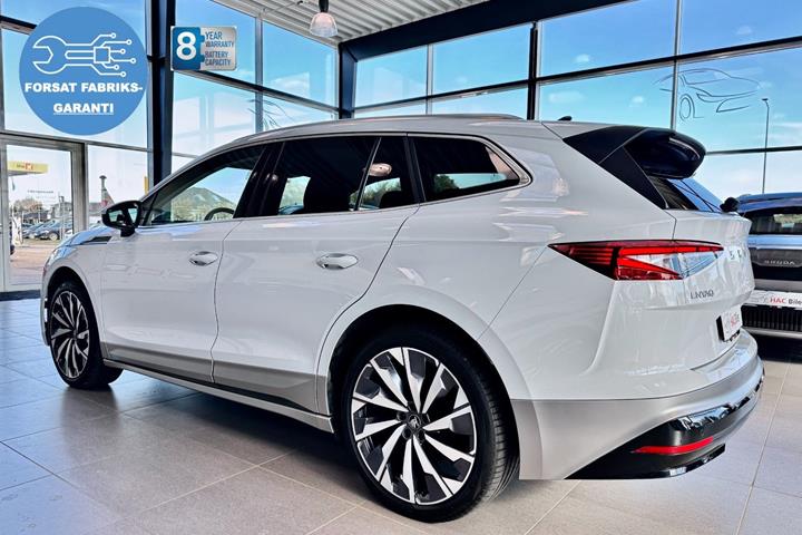 Hvid Skoda Enyaq fra 2026