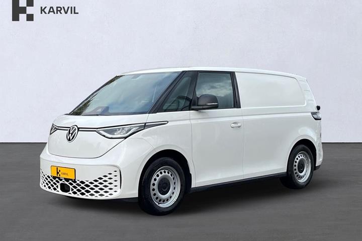 Hvid VW ID.Buzz fra 2025 set udefra