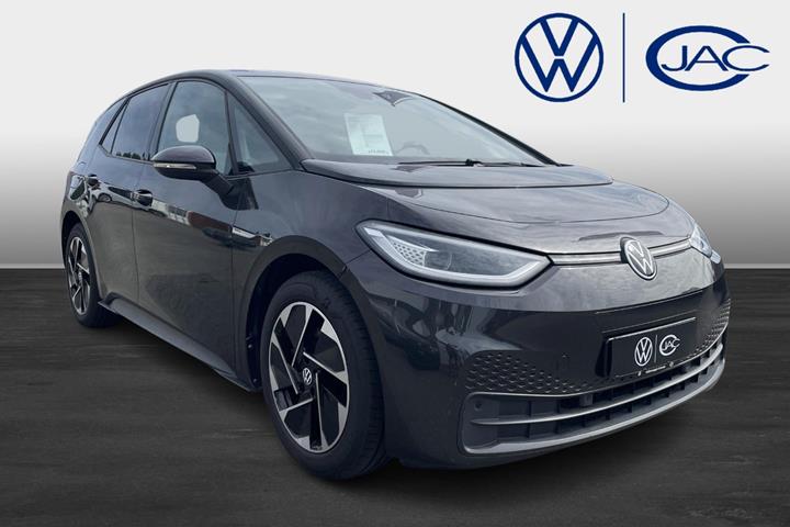 Grå VW ID.3 fra 2021 set udefra