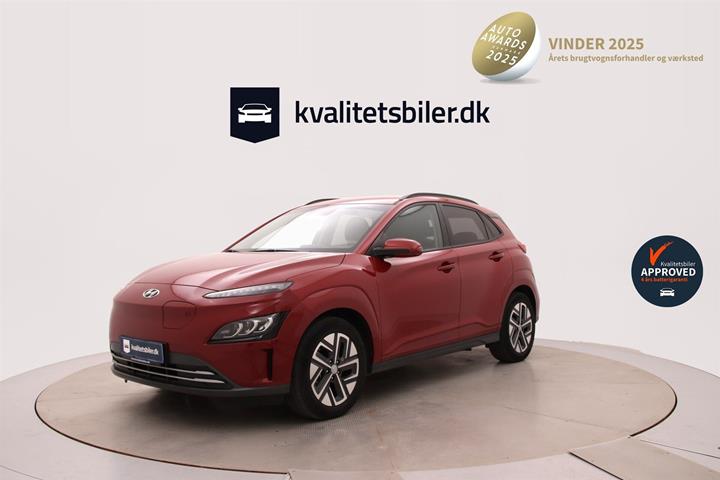 Rød Hyundai Kona fra 2023